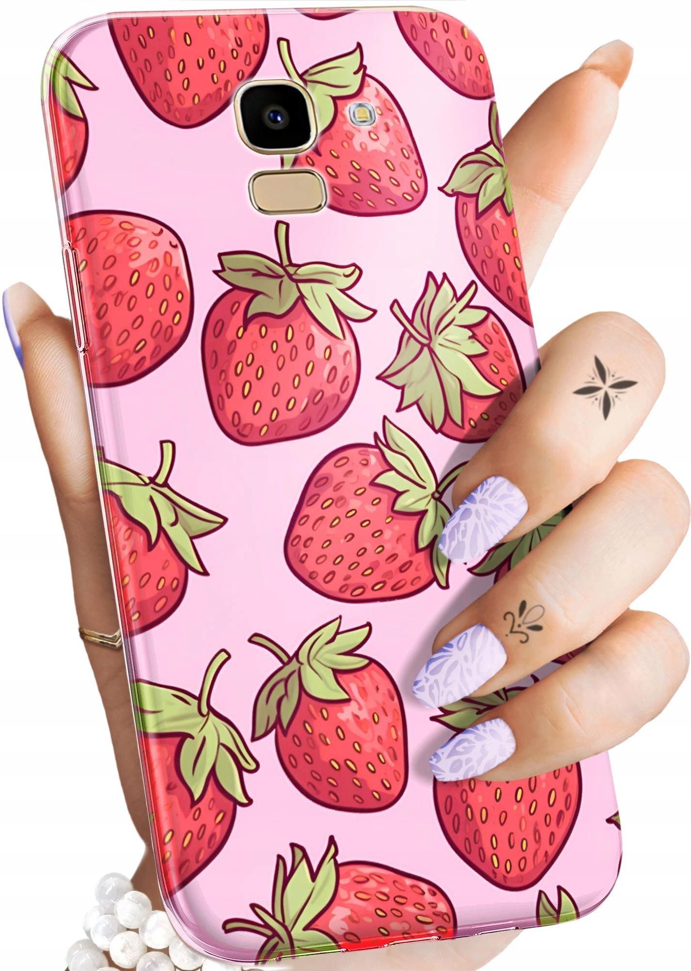 Hello Case Etui Do Samsung Galaxy J6 2018 Truskawki Poziomki Owoce