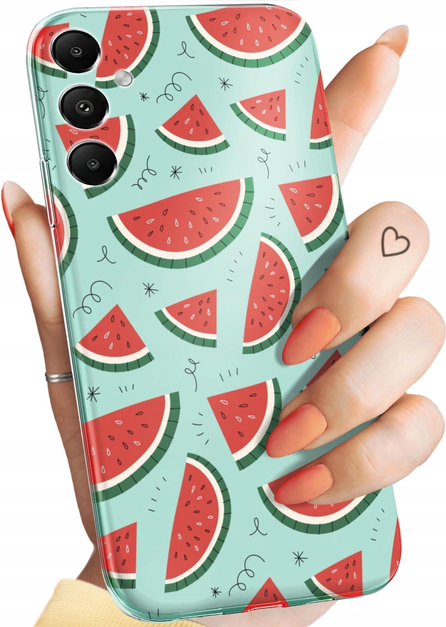 Hello Case Etui Do Samsung Galaxy A05S Owoce Arbuz Ananas Cytryny