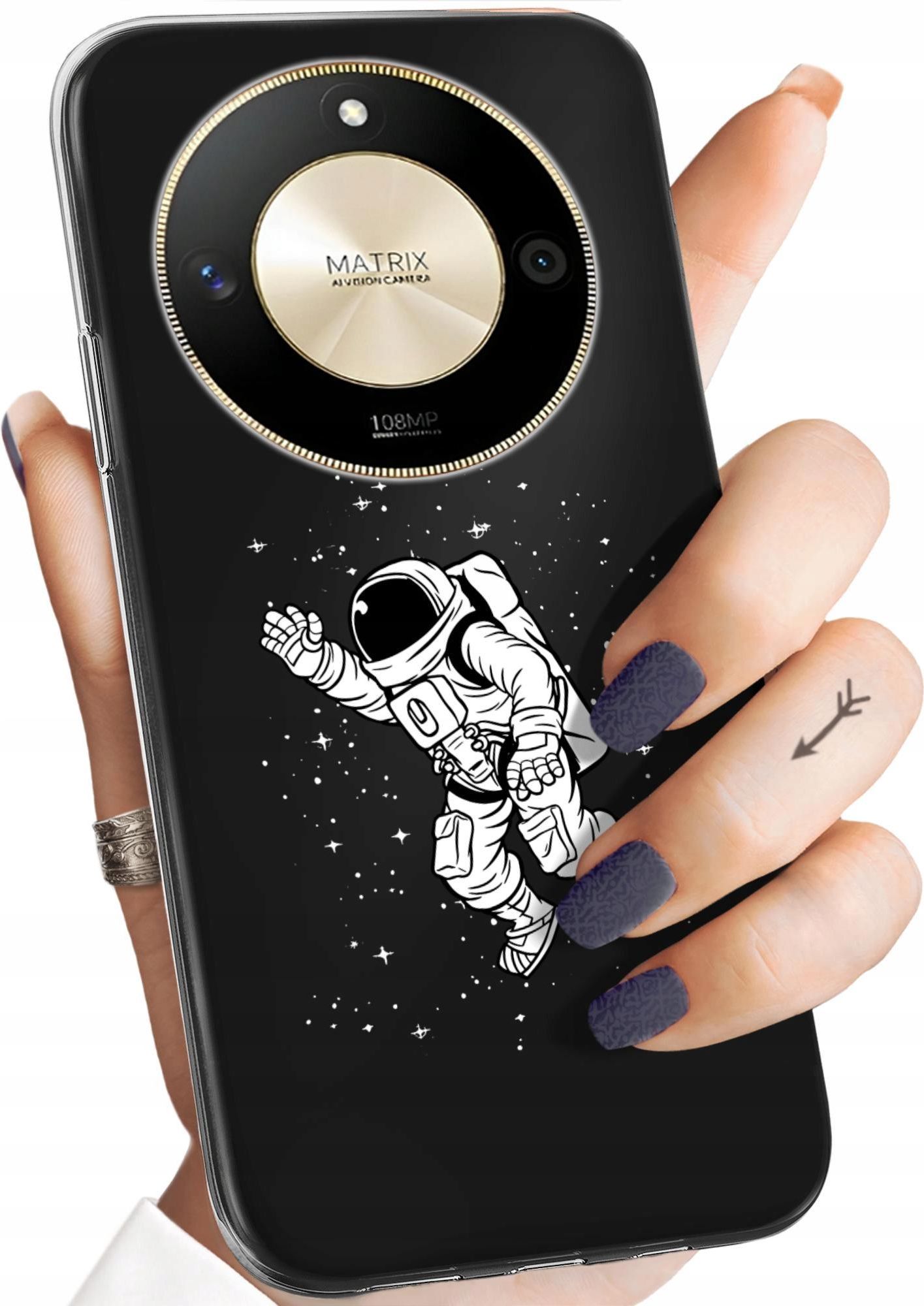 Hello Case Etui Do Huawei Honor X G Astronauta Kosmonauta Rakieta