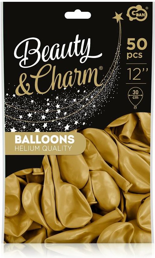 Balony Beauty Charm Metaliki J Z Ote Szt Godan Ceny