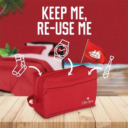 Old Spice Traveller Zestaw: Żel Pod Prysznic Męski 400ml + Dezodorant W Sztyfcie Męski 50ml + Woda Po Goleniu 100ml - zdjęcie 2