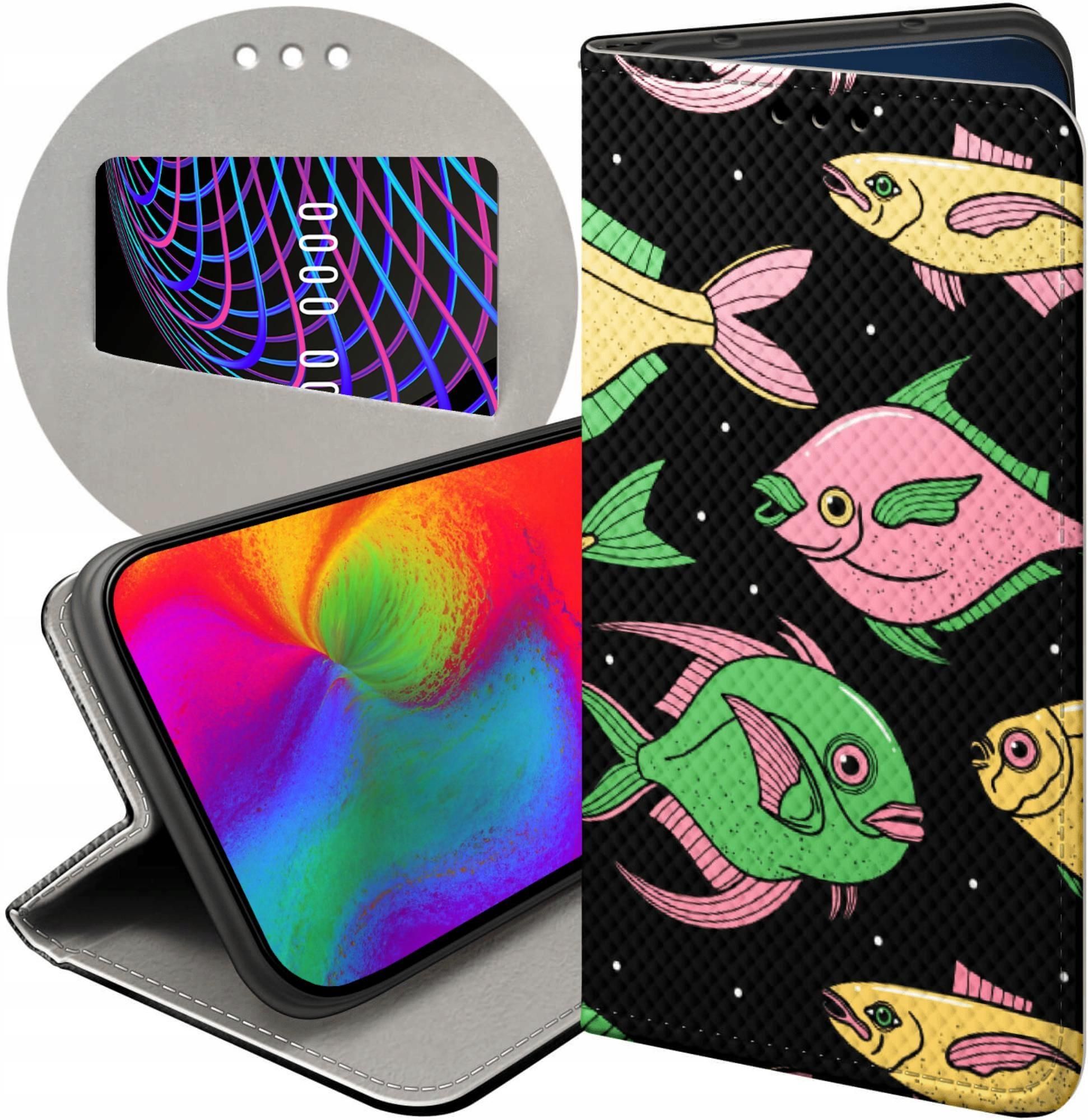 Hello Case Etui Z Klapką Do Lg Q6 G6 Fit Ryby Rybki Fish Futerał