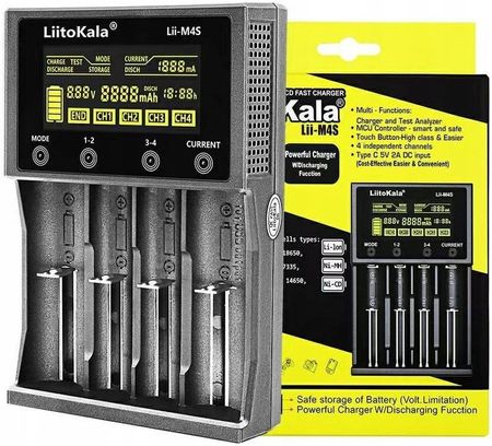 Liitokala Uniwersalna Ładowarka Lii-M4S Adapter - zdjęcie 6