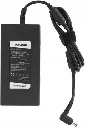 Movano 19,5V 11,8A 7.4x5.0 pin 230W do Acer Predator Triton 700 (ZZACE195118P) - zdjęcie 2
