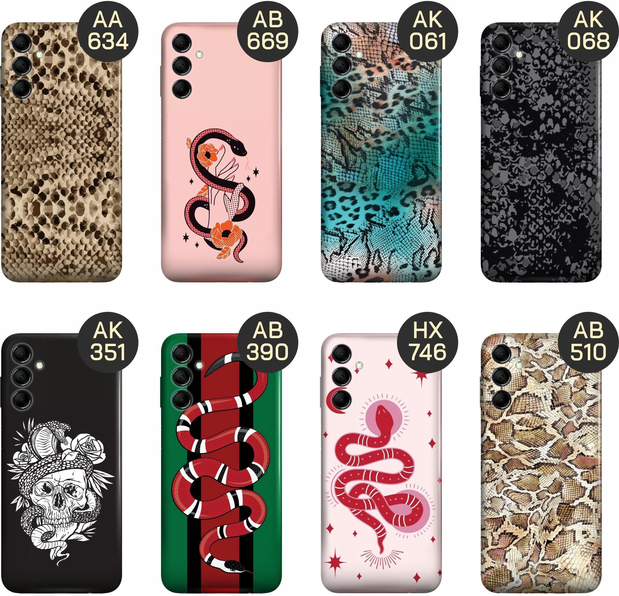 Hello Case Etui Do Samsung Galaxy M14 5G Wzory Wąż Skóra Węża Snake