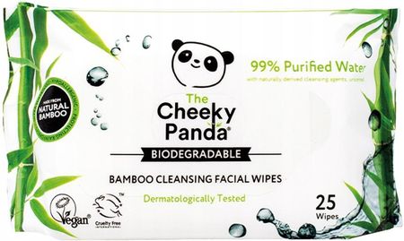Cheeky Panda Cheeky Panda Chusteczki Do Demakijażu Bezzapachowe 25szt. - zdjęcie 3