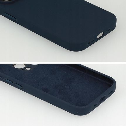 Tel Protect Lichi Soft Case do Iphone 13 Pro granatowy - zdjęcie 2