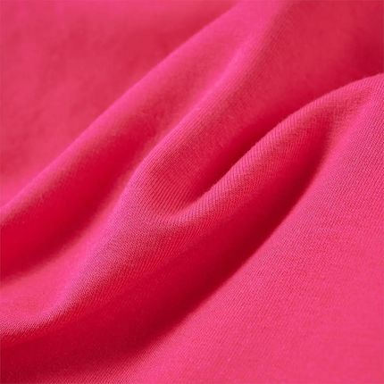 Bluza dziecięca, brokatowy nadruk, jaskrawy róż, 128 - zdjęcie 2
