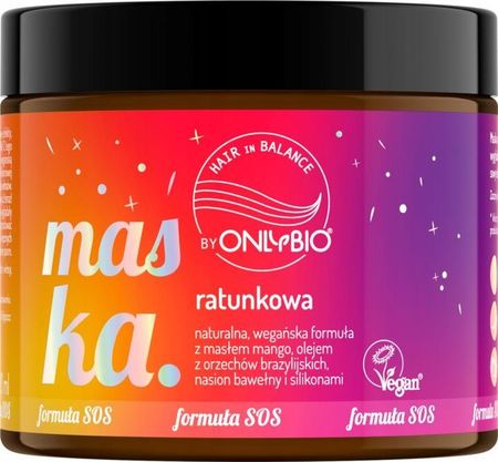 Onlybio Maska Ratunkowa Do Każdej Porowatości Włosów 200 ml - zdjęcie 3