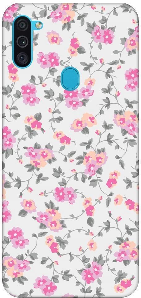 Etui Do Samsung Galaxy A11 M11 Floral Kwiaty Etui Na Telefon Ceny I