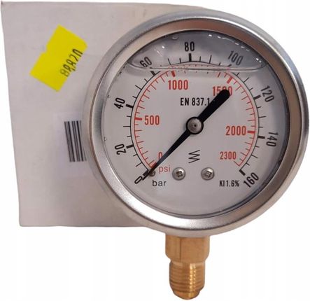Bez Marki Manometr Hydrauliczny Zegar 304G 160 Bar (8820) - zdjęcie 2