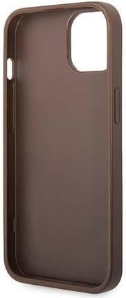 Oryginalne Etui APPLE IPHONE 15 Guess Hardcase 4G Big Metal Logo (GUHCP15S4GMGBR) brązowe - zdjęcie 5