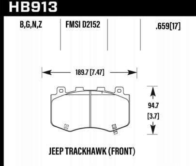 Klocki Hamulcowe Hawk Hb B Performance Hps Klocki Hamulcowe