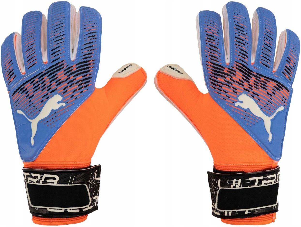 R Kawice Bramkarskie Puma Ultra Grip Rc Ultra Orange Blue Glimmer