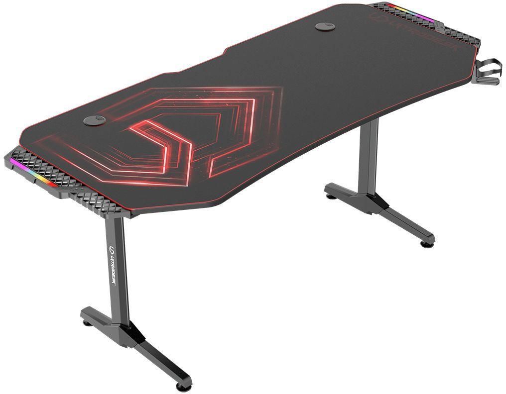 Ultradesk Biurko Gamingowe Frag Xxl Led Czerwone Ceny I Opinie Ceneo Pl