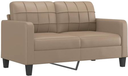 Vidaxl 2 Osobowa Sofa Kolor Cappuccino 140 Cm Sztuczna Skóra 359121 - zdjęcie 4
