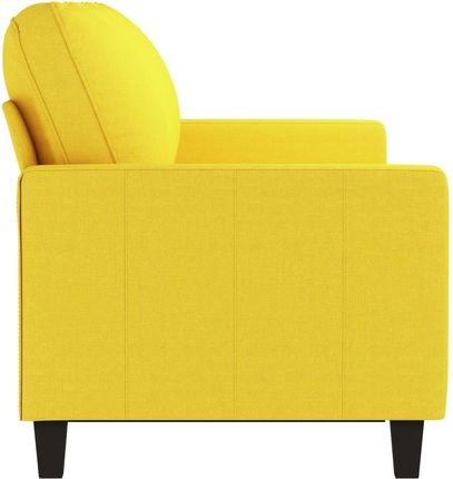 VidaXL Sofa 3 Osobowa Jasnożółta 180 Cm Tapicerowana Tkaniną 1118512 - zdjęcie 6