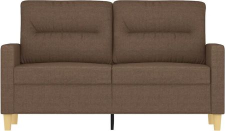 Vidaxl Sofa 2 Osobowa Brązowa 120 Cm Tapicerowana Tkaniną 359230 - zdjęcie 2
