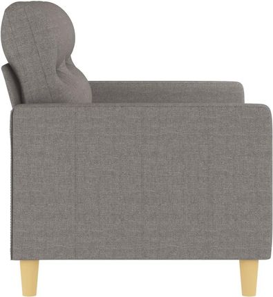 Vidaxl Sofa 2 Osobowa Kolor Taupe 120 Cm Tapicerowana Tkaniną 359234 - zdjęcie 4