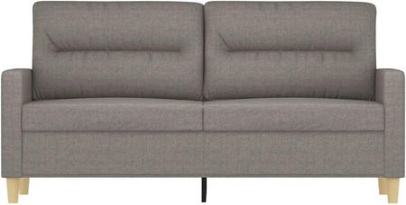 Vidaxl Sofa 2 Osobowa Kolor Taupe 140 Cm Tapicerowana Tkaniną 359242 - zdjęcie 3