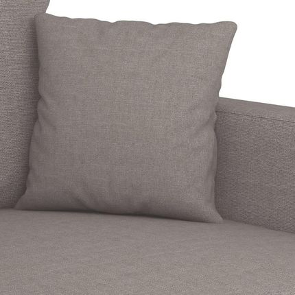 VidaXL Sofa 2 Osobowa Kolor Taupe 140 Cm Tapicerowana Tkaniną 1191194 - zdjęcie 5