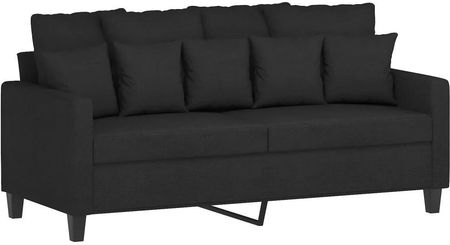Vidaxl Sofa 2 Osobowa Czarna 140 Cm Tapicerowana Tkaniną 359271 - zdjęcie 4