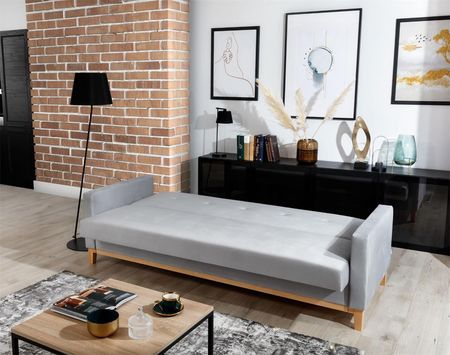 Eltap Sofa Rozkładana Z Funkcją Spania Selene Velvet Zielona 81263 - zdjęcie 4