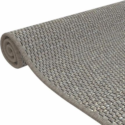 Vidaxl Chodnik Stylizowany Na Sizal Srebrny 80X150 Cm 355799 - zdjęcie 3