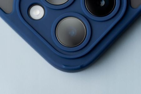 Bizon Etui Case Hybrid Ring Do Oppo A58 4G Granatowe - zdjęcie 5