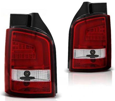 Lampa Tylna Sonar Lampy Tylne Diodowe Vw T Red White Led Bar