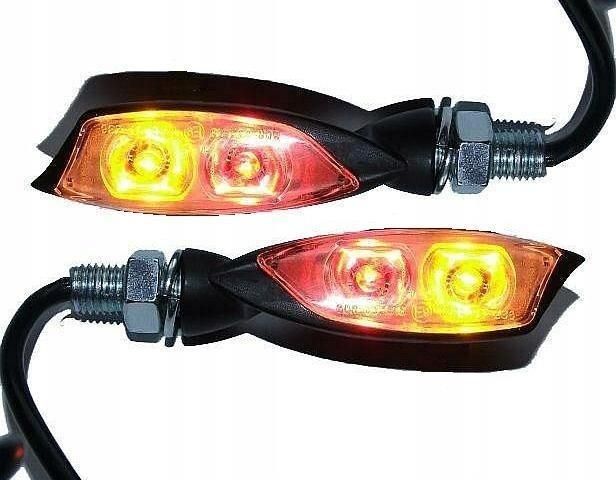 Cz Ci Motocyklowe Motrix Kierunkowskazy Migacze Led Chrom Metal