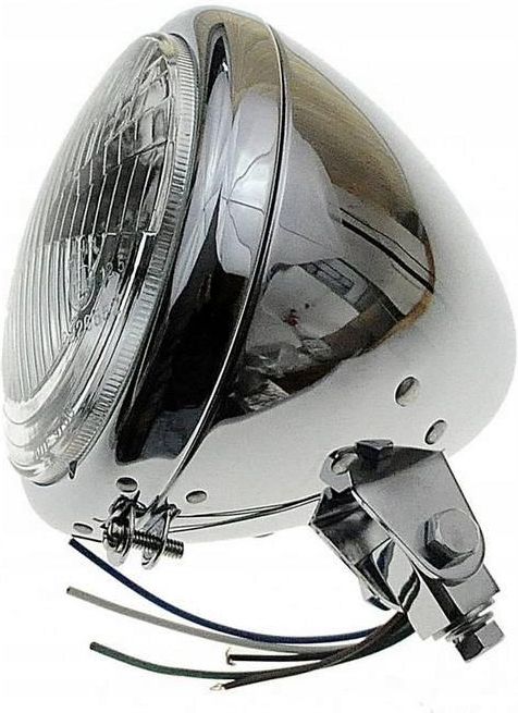 Części motocyklowe Motrix Reflektor Lightbar Lampa Przód 5 5 Cala Chrom