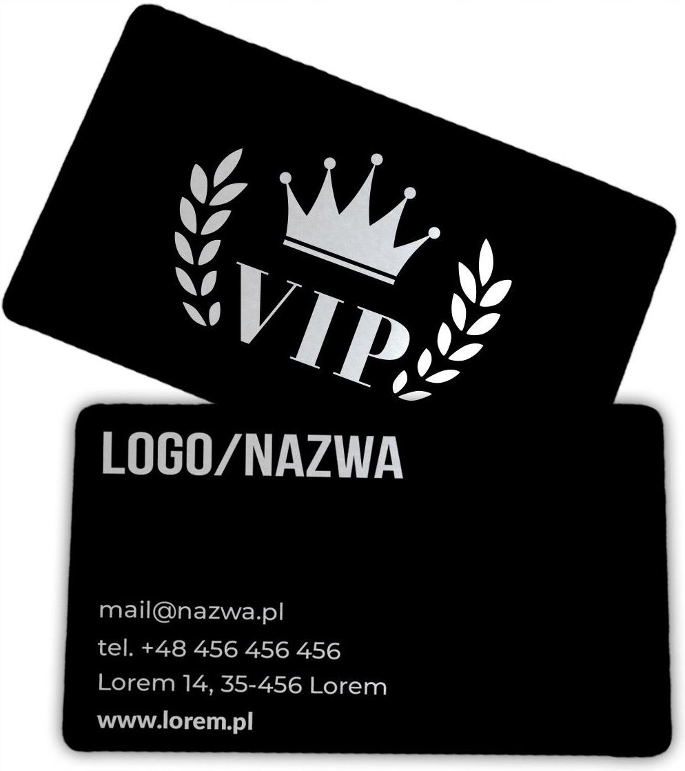 Wizyt Wki Aluminiowe Srebrne Napisy Wizyt Wka Vip Szt Ceny I