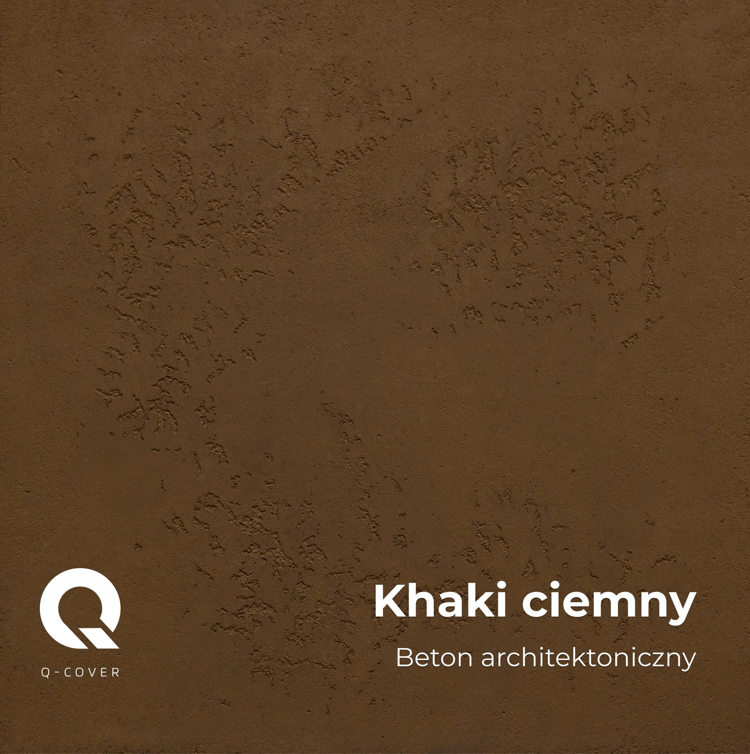 Tynk Q Cover Beton Architektoniczny Zewn Trzny Zestaw M Khaki Ciemny