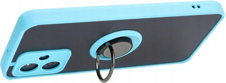 Bizon Etui Case Hybrid Ring Do Motorola Moto G54 5G Błękitne - zdjęcie 5