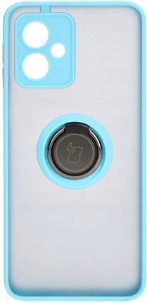 Bizon Etui Case Hybrid Ring Do Motorola Moto G54 5G Błękitne - zdjęcie 4