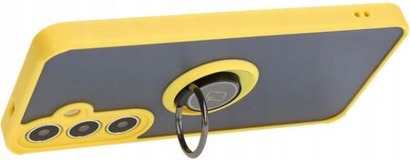 Bizon Etui Case Hybrid Ring Do Galaxy S24 Plus Żółte - zdjęcie 5