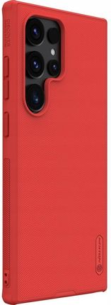 Nillkin Etui Super Frosted Shield Pro Do Samsung Galaxy S24 Ultra Czerwone - zdjęcie 2
