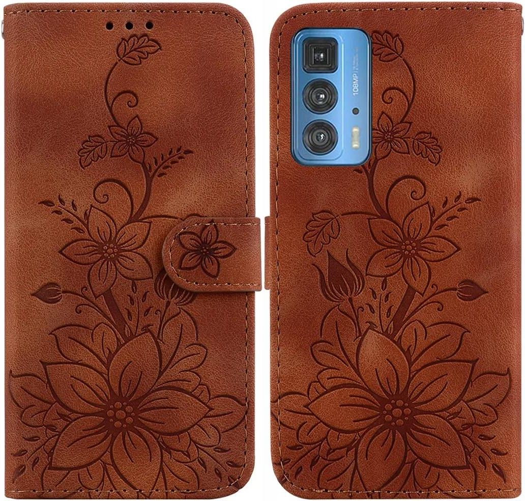 Saturcase Etui Pokrowiec Sk0Rzane Do Motorola Edge 20 Pro Etui Na