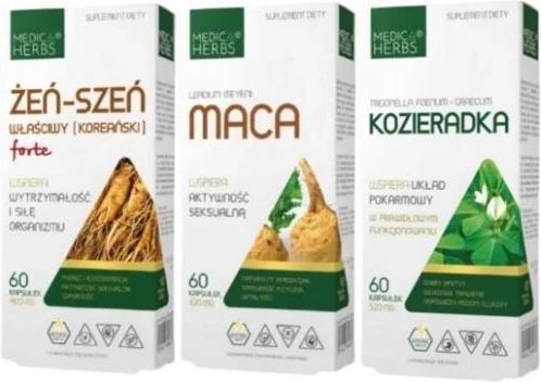 Medica Herbs Kozieradka Kaps Maca Kaps E Sze Forte Kaps