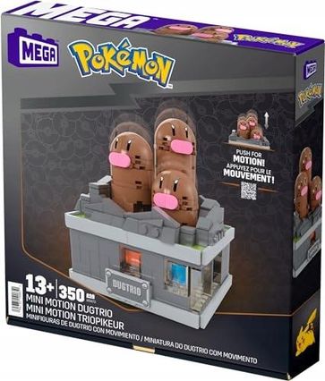 MEGA Pokémon Dugtrio z funkcją miniruchu HTH73 - zdjęcie 3