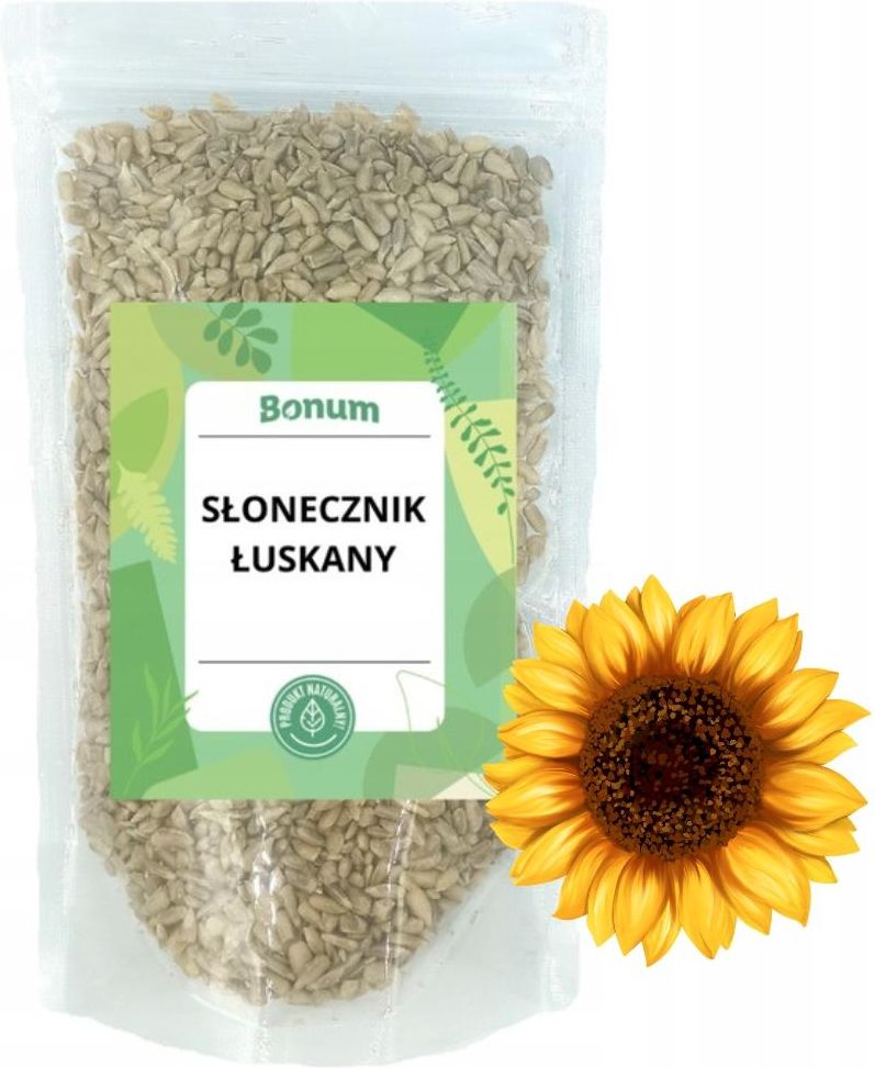 Bonum Słonecznik Łuskany Naturalny Świeży 1kg Ceny i opinie Ceneo pl