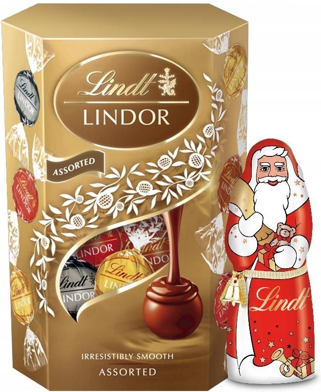 Lindt Zestaw Wi Teczny Miko Aj Czekoladowy I Praliny Lindor Assorted