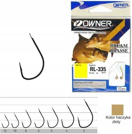 Owner Haczyki Rl335 Przypzypon 0,12Mm Rozm12 10szt. Horl33512 - zdjęcie 2