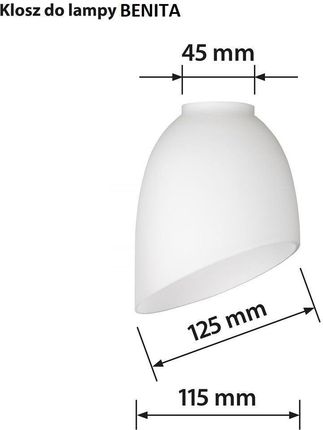 Activejet Klosz Do Lampy AJE-BENITA - zdjęcie 2