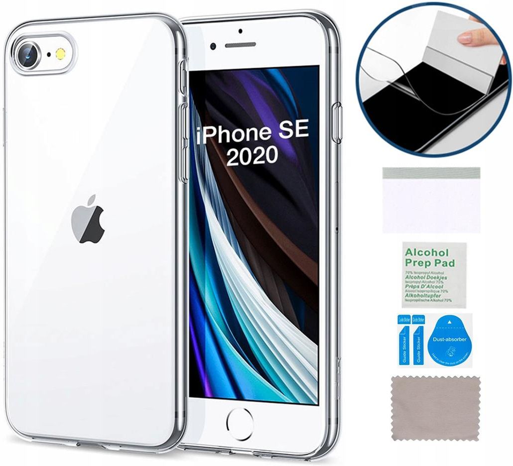 Martech Etui Przezroczyste 2Mm Do Iphone 7 8 Se 2020 2022 Folia