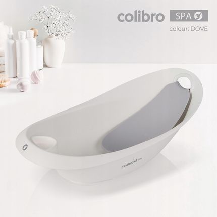 Colibro Wanienka Ze Stojakiem Do Kąpieli Dla Dzieci 2W1 Z Leżaczkiem Gumowy Zawór 86Cmx46Cmx22Cm – 33Cm - zdjęcie 2