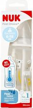 Zdjęcie Nuk Butelka Z Wskaźnikiem Temp. 300Ml 6-18M First Choice Popielata - Koszalin