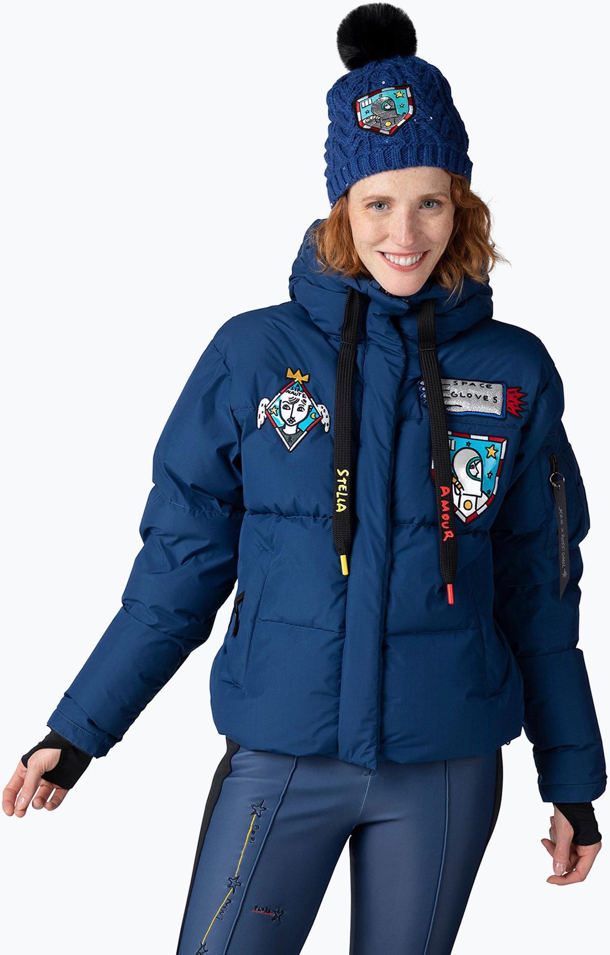 Zdjęcie Kurtka Narciarska Damska Rossignol Modul Down Bomber Cosmic Blue - Krosno