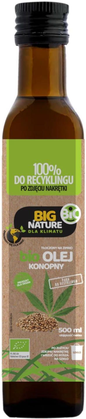 Mix Brands Big Nature Olej Konopny Bio T Oczony Na Zimno Ml Ceny I